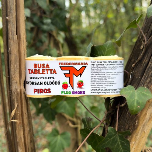 BUSA TABLETTA  FLUO SMOKE VERSENYTABLETTA GYORSAN OLDÓDÓ PIROS - RED