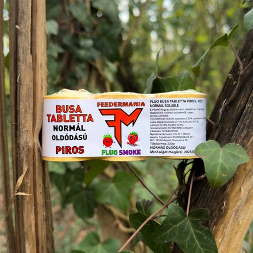 BUSA TABLETTA  FLUO SMOKE NORMÁL OLDÓDÁSÚ PIROS - RED