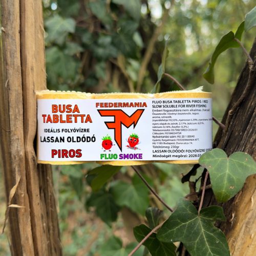 BUSA TABLETTA  FLUO SMOKE LASSAN OLDÓDÓ PIROS - RED (IDEÁLIS FOLYÓVÍZRE)