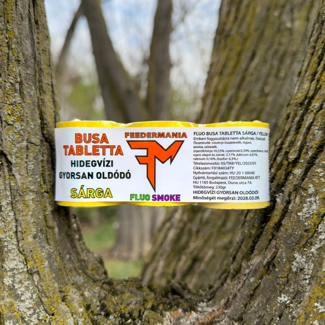 FLUO BUSA TABLETTA HIDEGVÍZI GYORSAN OLDÓDÓ SÁRGA - YELLOW