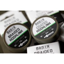 Korda Basix Braided Hooklink 18lb 10m - fonott horogelőke